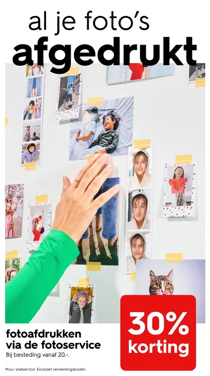 Promotie: Fotoafdrukken via de fotoservice