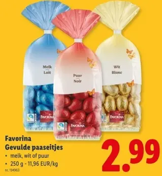 Promotie: Gevulde paaseitjes