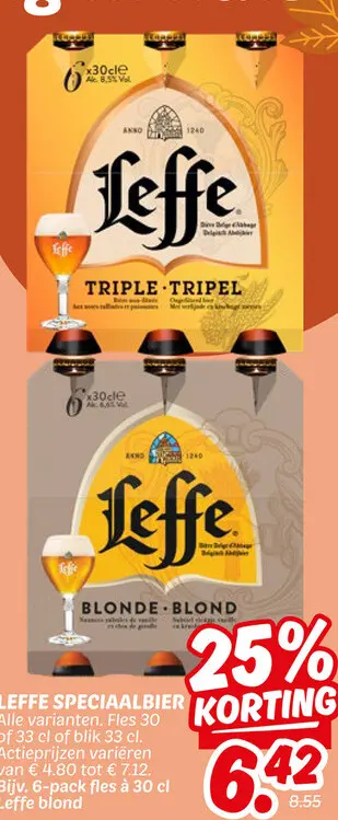 Aanbieding: Leffe speciaalbier
