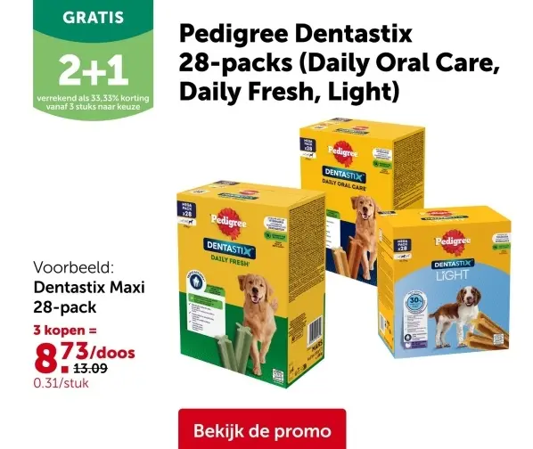 Promotie: Dentastix 28-packs