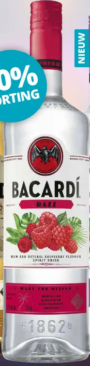 Aanbieding: Bacardí razz