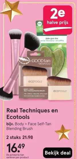 Aanbieding: Real Techniques en Ecotools