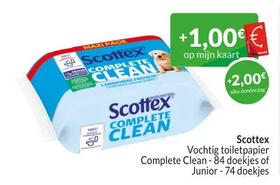 Promotie: Vochtig toiletpapier