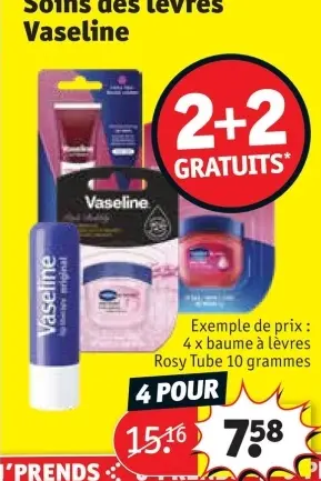 Offre: Soins des lèvres