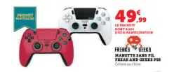 Offre: Manette sans fil FREAK AND GEEKS ps5