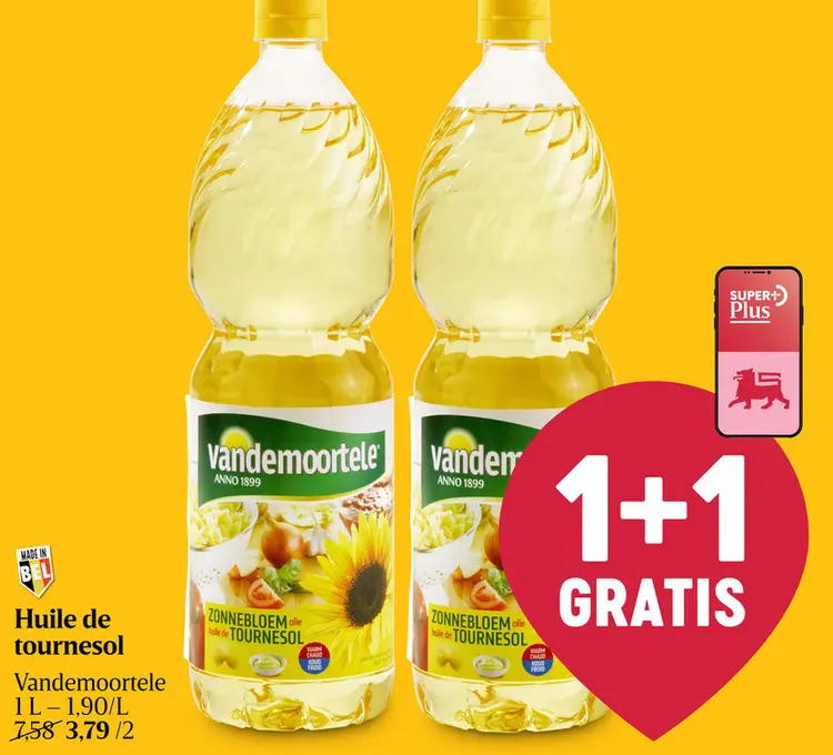 Offre: Huile de tournesol