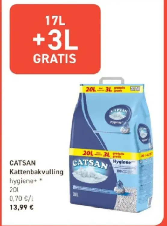 Promotie: Kattenbakvulling hygiene+