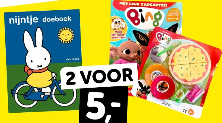 Aanbieding: Doeboek of speelgoed
