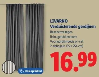 Aanbieding: Verduisterende gordijnen
