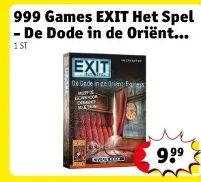 Aanbieding: 999 Games EXIT Het Spel - De Dode in de Oriënt Express
