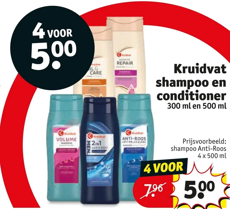 Aanbieding: Shampoo en conditioner