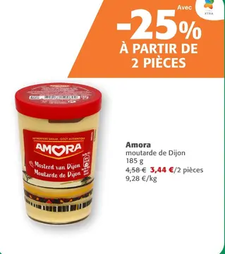 Offre: Amora moutarde de Dijon