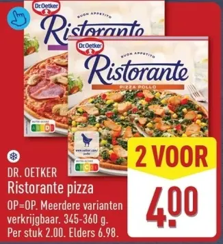 Aanbieding: Ristorante pizza