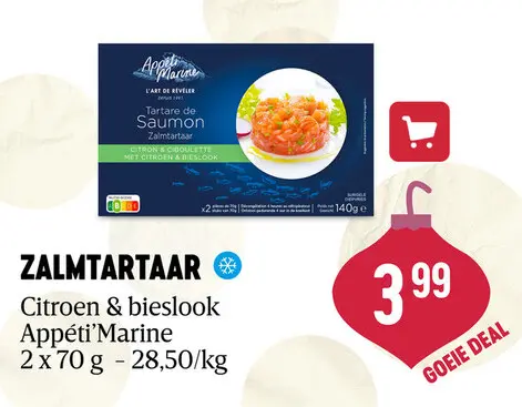 Aanbieding: Zalmtartaar