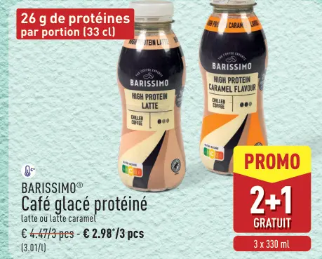 Offre: Café glacé protéiné