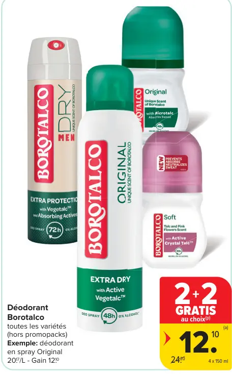 Offre: Déodorant