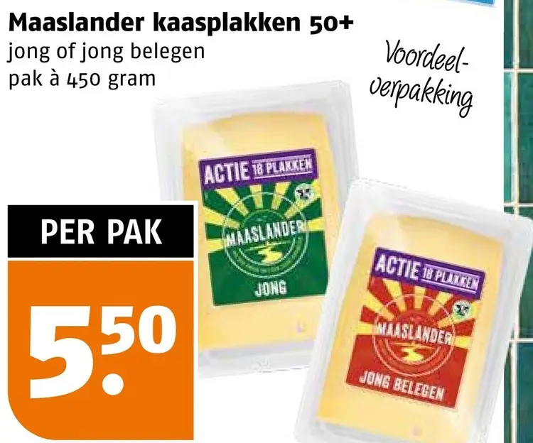 Aanbieding: Kaasplakken 50+ jong of jong belegen