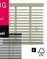 Aanbieding: Houten jaloezie 945 leem