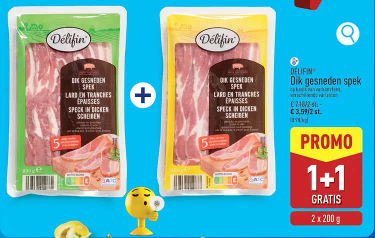 Promotie: DÉLIFIN® Dik gesneden spek