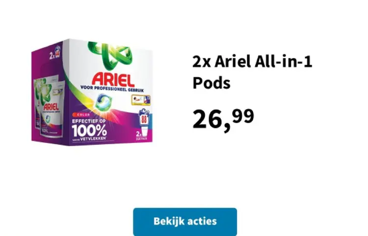 Promotie: Ariel All-in-1 Pods