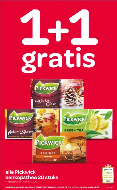 Aanbieding: Eenkopsthee