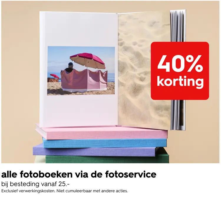 Promotie: Alle fotoboeken via de fotoservice