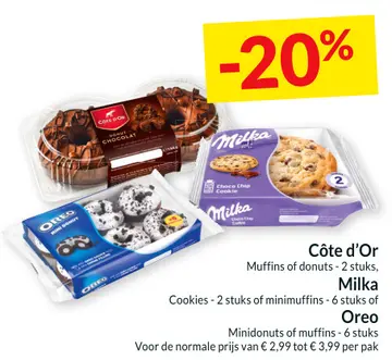 Aanbieding: Côte d'Or, Milka of Oreo