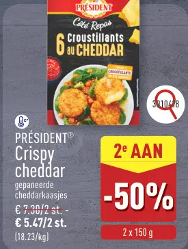 Promotie: Crispy cheddar