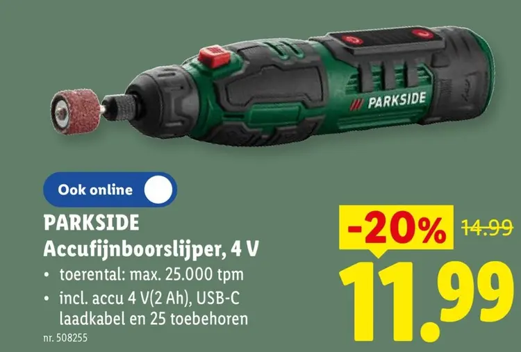 Promotie: Accufijnboorslijper