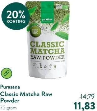 Aanbieding: Classic Matcha Raw Powder
