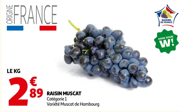 Promotie: Raisin muscat