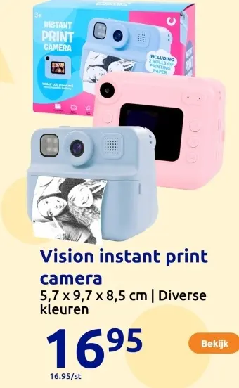 Aanbieding: Vision instant print camera