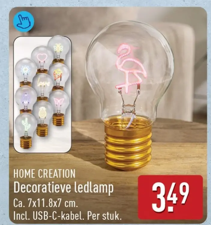 Aanbieding: Decoratieve ledlamp