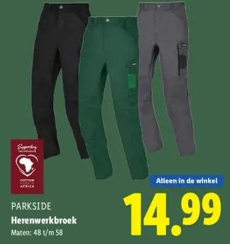 Aanbieding: PARKSIDE Herenwerkbroek