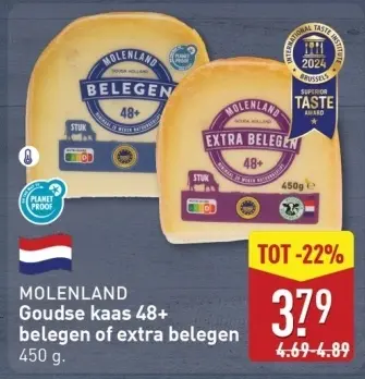 Aanbieding: Goudse kaas 48+