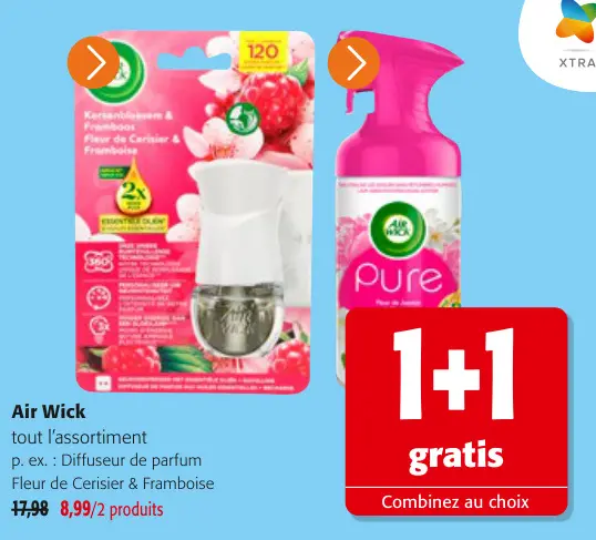 Offre: Air Wick Diffuseur de parfum Fleur de Cerisie