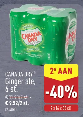 Aanbieding: Ginger ale