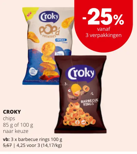 Promotie: chips