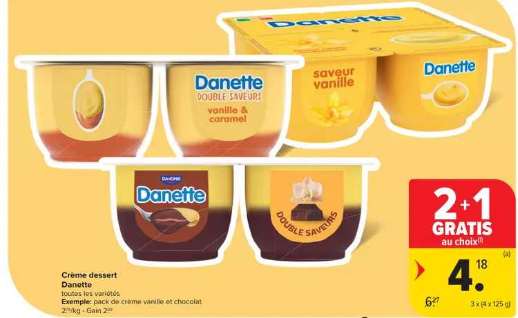 Offre: Crème dessert