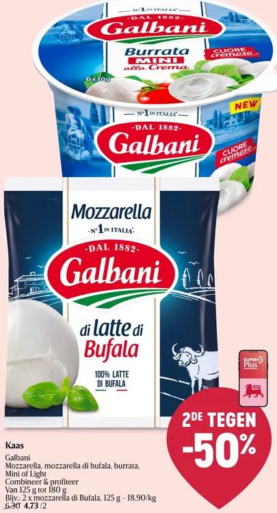 Promotie: Galbani Mozzarella, mozzarella di bufala, bur