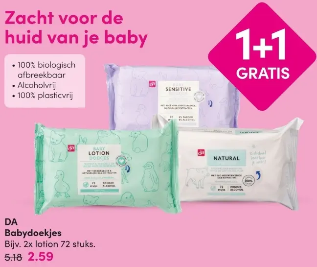 Aanbieding: Babydoekjes