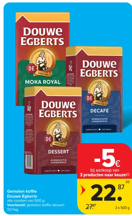 Promotie: Gemalen koffie