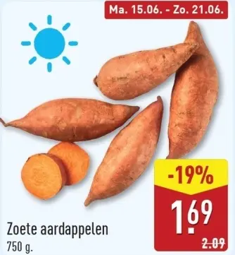 Aanbieding: Zoete aardappelen