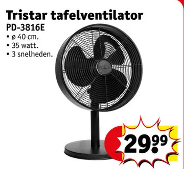 Aanbieding: Tristar tafelventilator