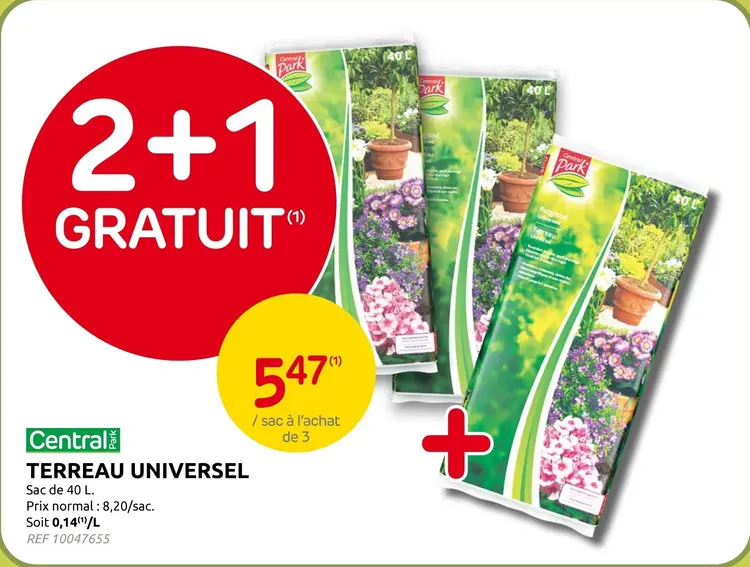 Offre: Terreau universel