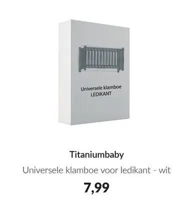 Aanbieding: Universele klamboe voor ledikant - wit