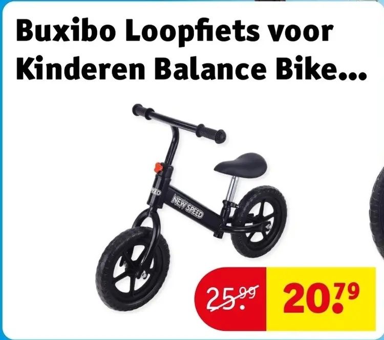 Aanbieding: Buxibo Loopfiets voor Kinderen Balance Bike..