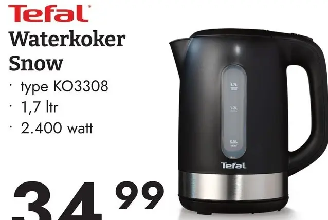 Aanbieding: Waterkoker Snow
