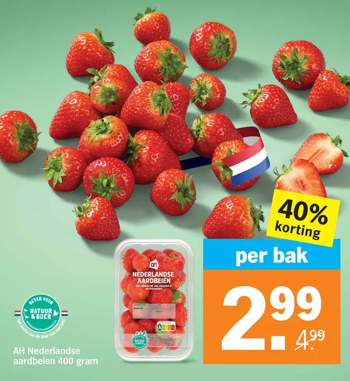 Aanbieding: Nederlandse aardbeien