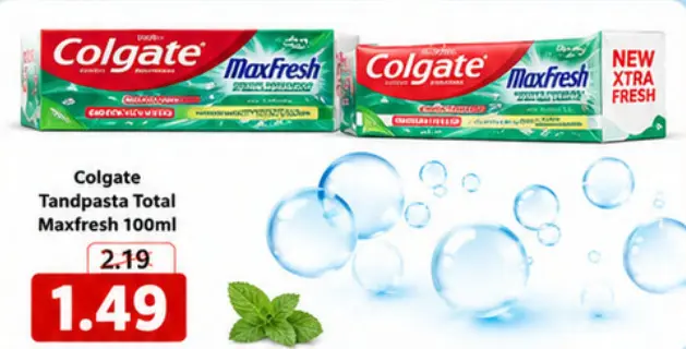 Promotie: Colgate Tandpasta Total Maxfresh